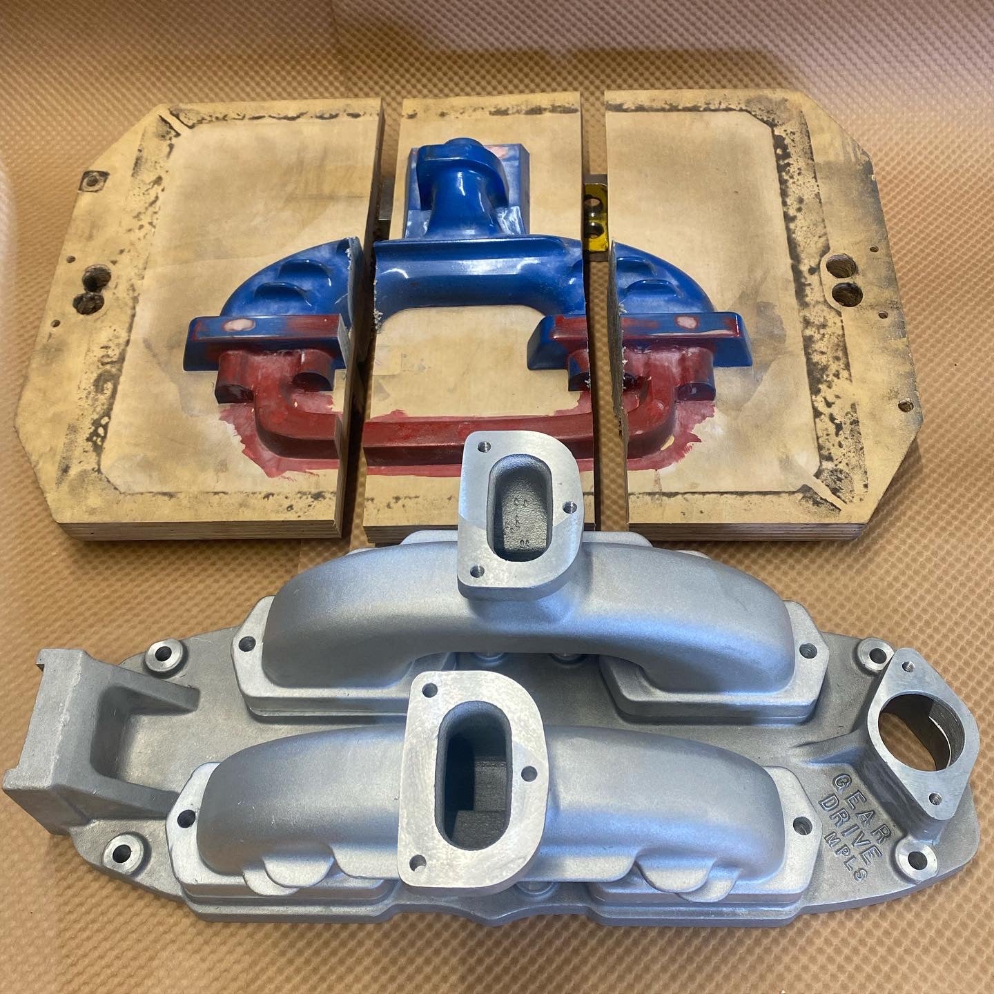 2x2 Flathead Intake With Finned Logs