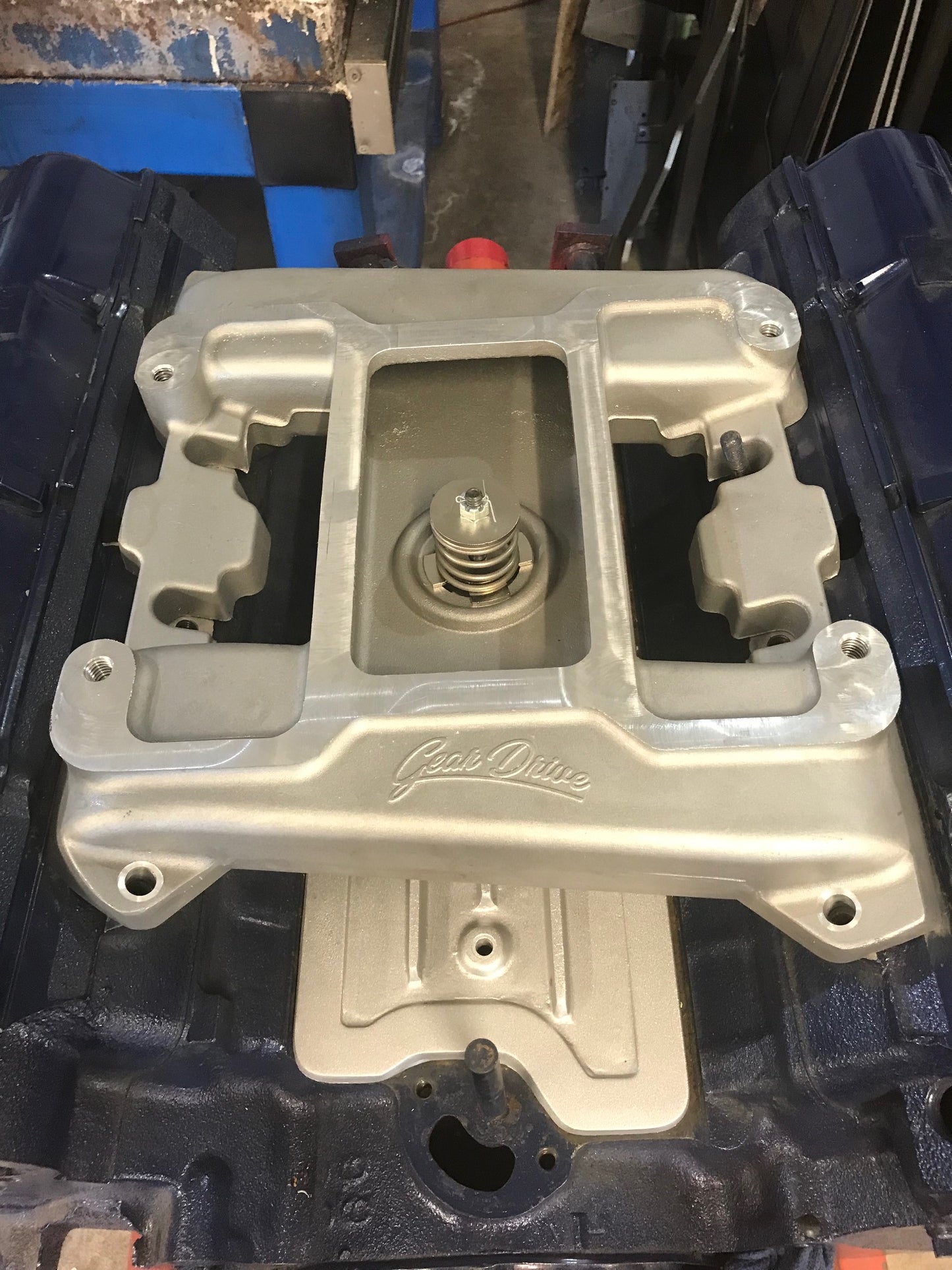 Cadillac 471 blower manifold