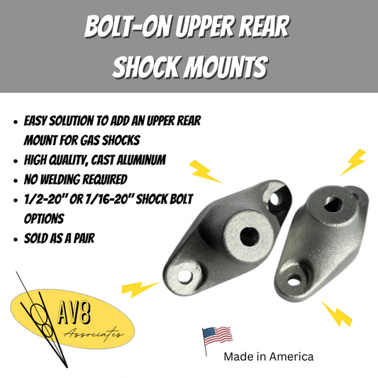 Bolt On Hot Rod Shock Mounts