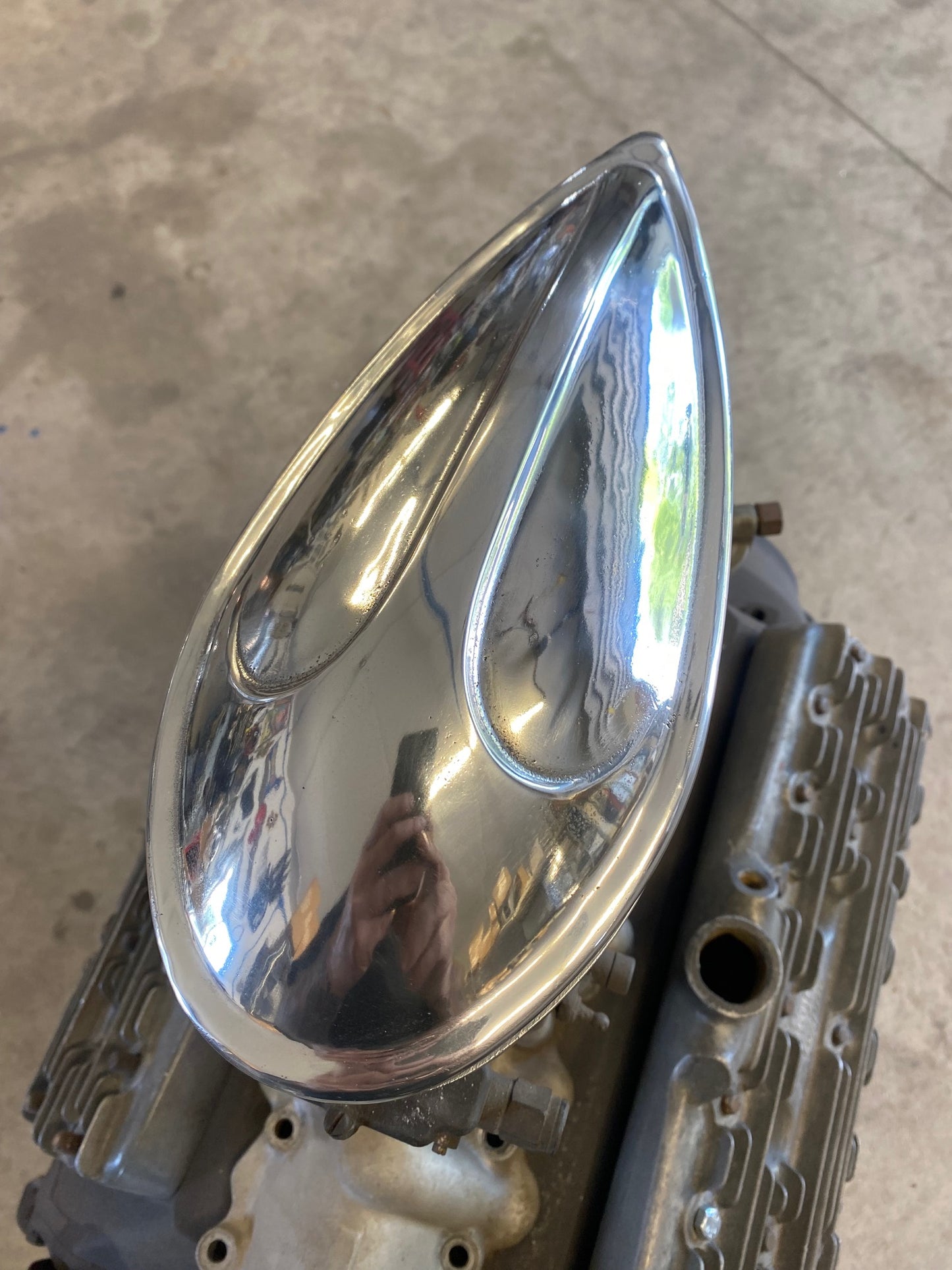 Grace & CO 12" Teardrop Air Cleaner