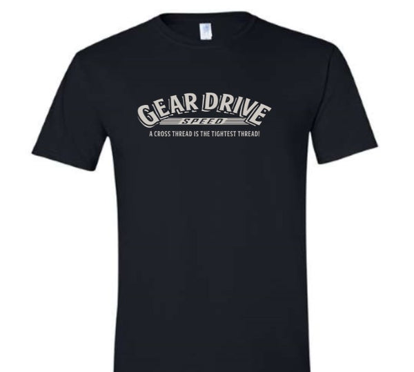 Gear Drive Thread Logo T Shirt Gear Drive Speed & Custom