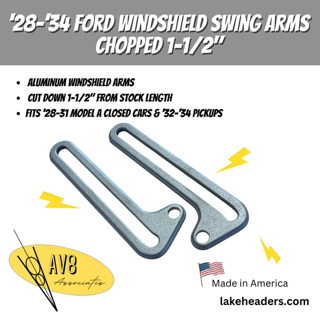Model A & 1932-1934 Truck Windshield Swing Arm