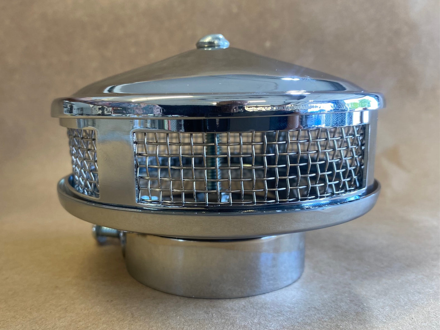 Grace & Co chrome & copper plated air cleaners