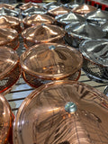Grace & Co chrome & copper plated air cleaners