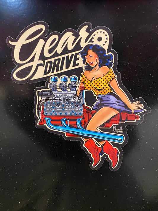 Gear Drive Stickers