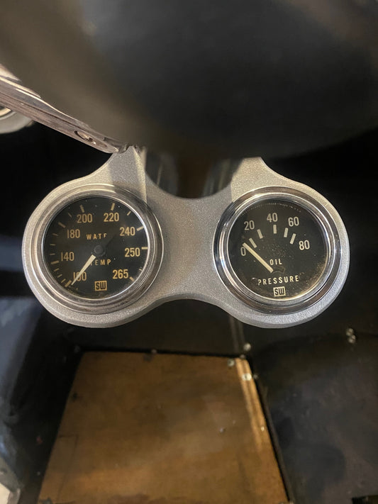 2 gauge column mount panel